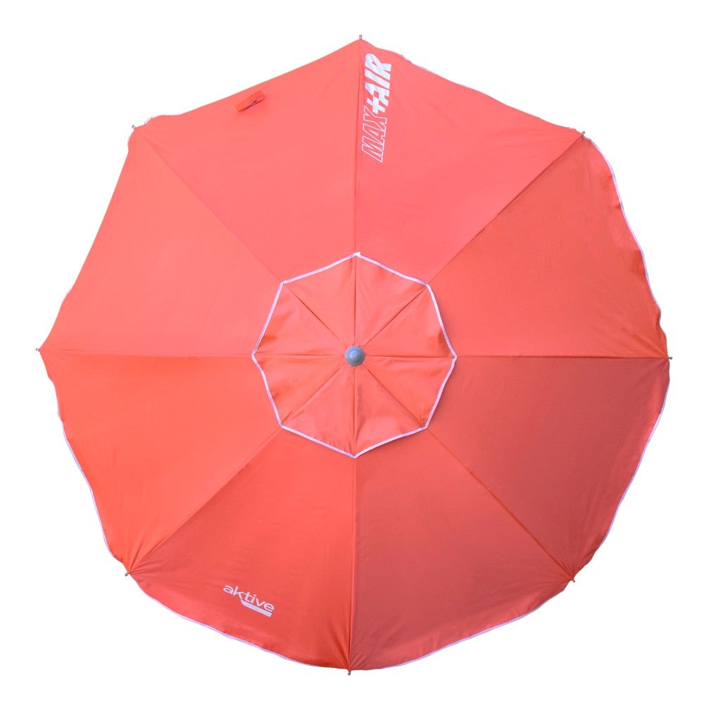 Guarda-chuva de praia corta-vento Ø200 cm c/mastro basculante e proteção UV50 Coral Aktive - 2