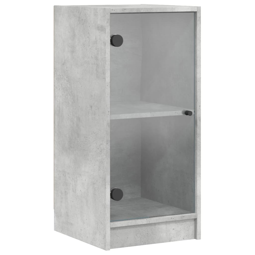 Meuble De Rangement Buffet Sonoma Gris 60x36x110 Cm - Armoire Latérale Avec 4 Compartiments Et 2 étagères - 8