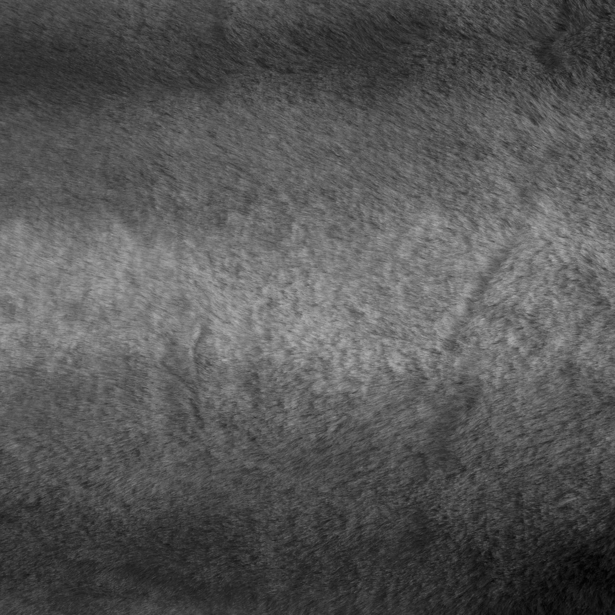 Plaid en fausse fourrure coloris Gris rayé - Longueur 180 x Profondeur 1,50 x Hauteur 230 cm - 3