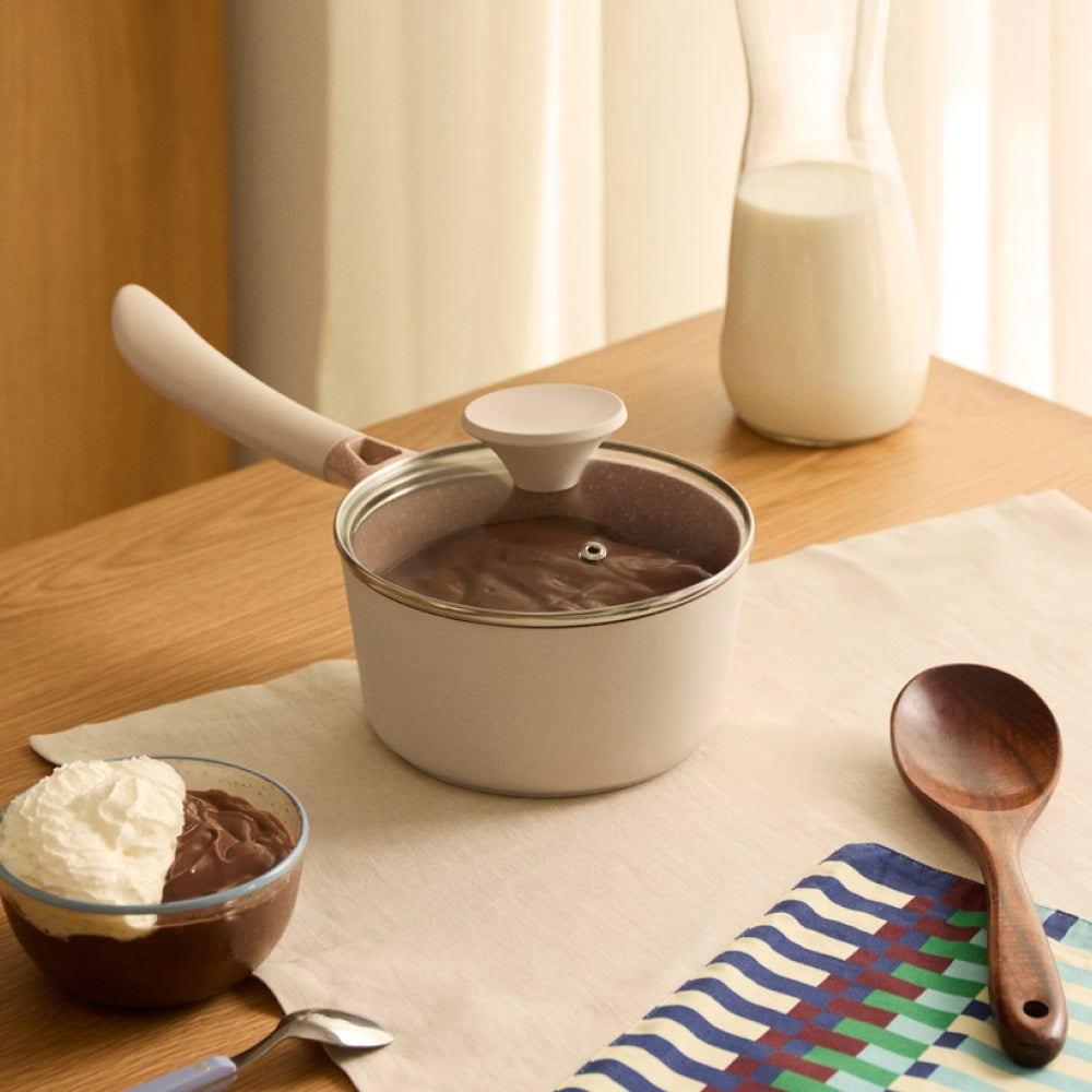 CREATE - SAUCEPAN STUDIO - Rondel z odlewanego aluminium z powłoką ceramiczną - Sable