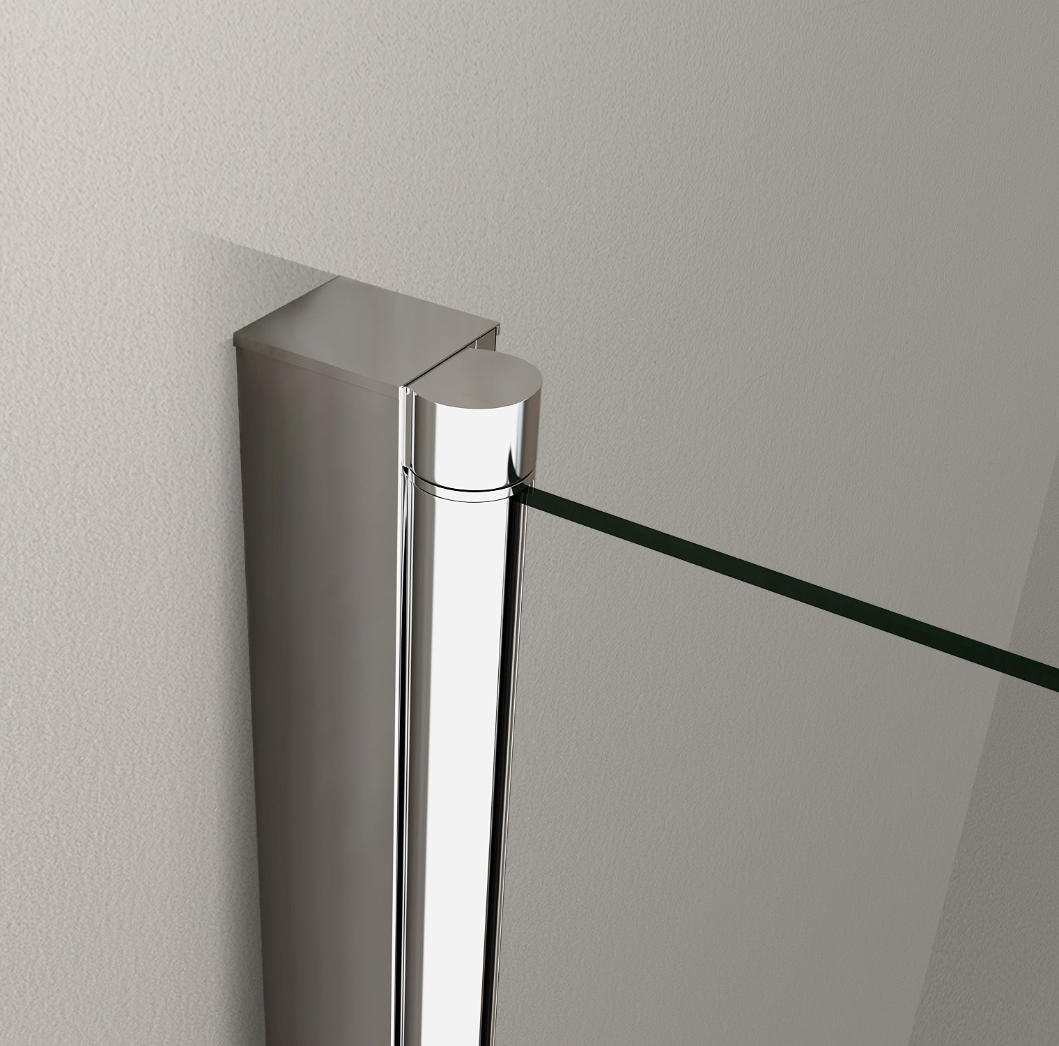 NALA Box Doccia Battente e Parete Fissa Laterale Vetro Temperato 8 mm Easy-clean Reversibile PORTA 77-79 + FISSA 78,5-80,5 - 5