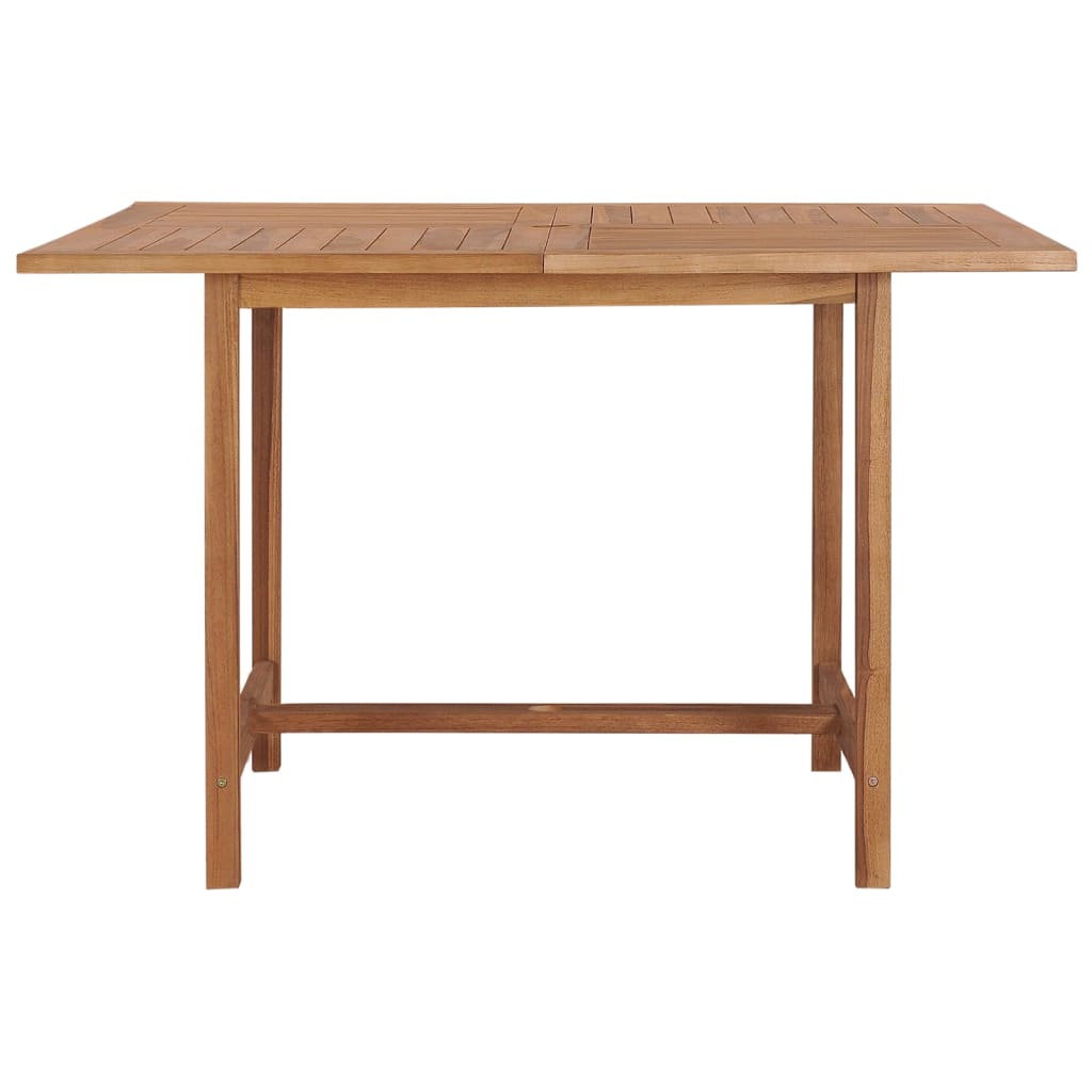 Table à manger de jardin rectangulaire en bois Marron 4 places - 2
