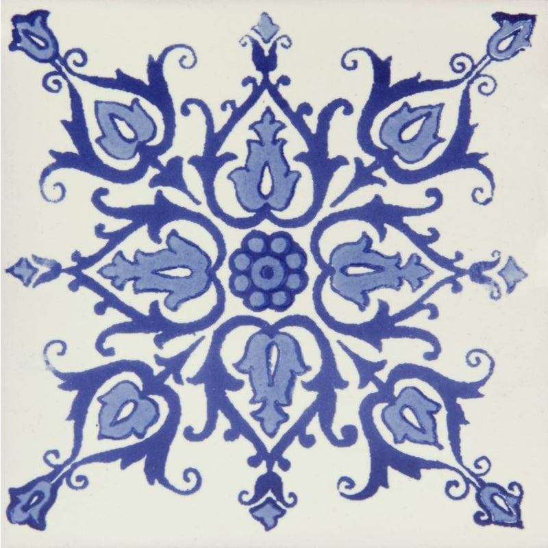 Meksykańskie płytki ceramiczne Rafael – 30 unikalnych dekoracyjnych płytek ściennych z motywami 10,5x10,5 cm do łazienki, prysznica, kuchni