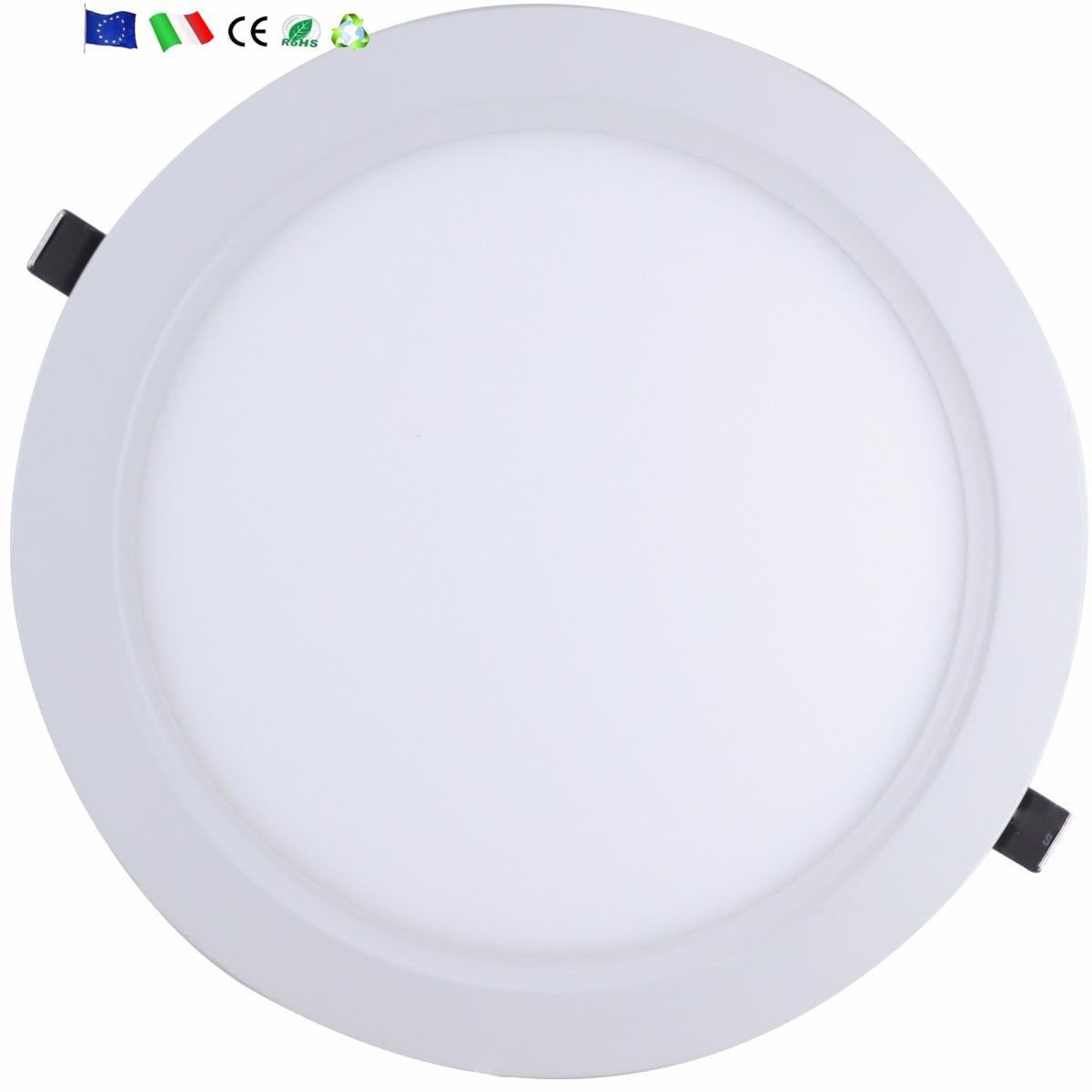 Spot LED Extra Plat Rond 24W Blanc - Blanc Froid 6000K - 8000K - SILAMP - 3