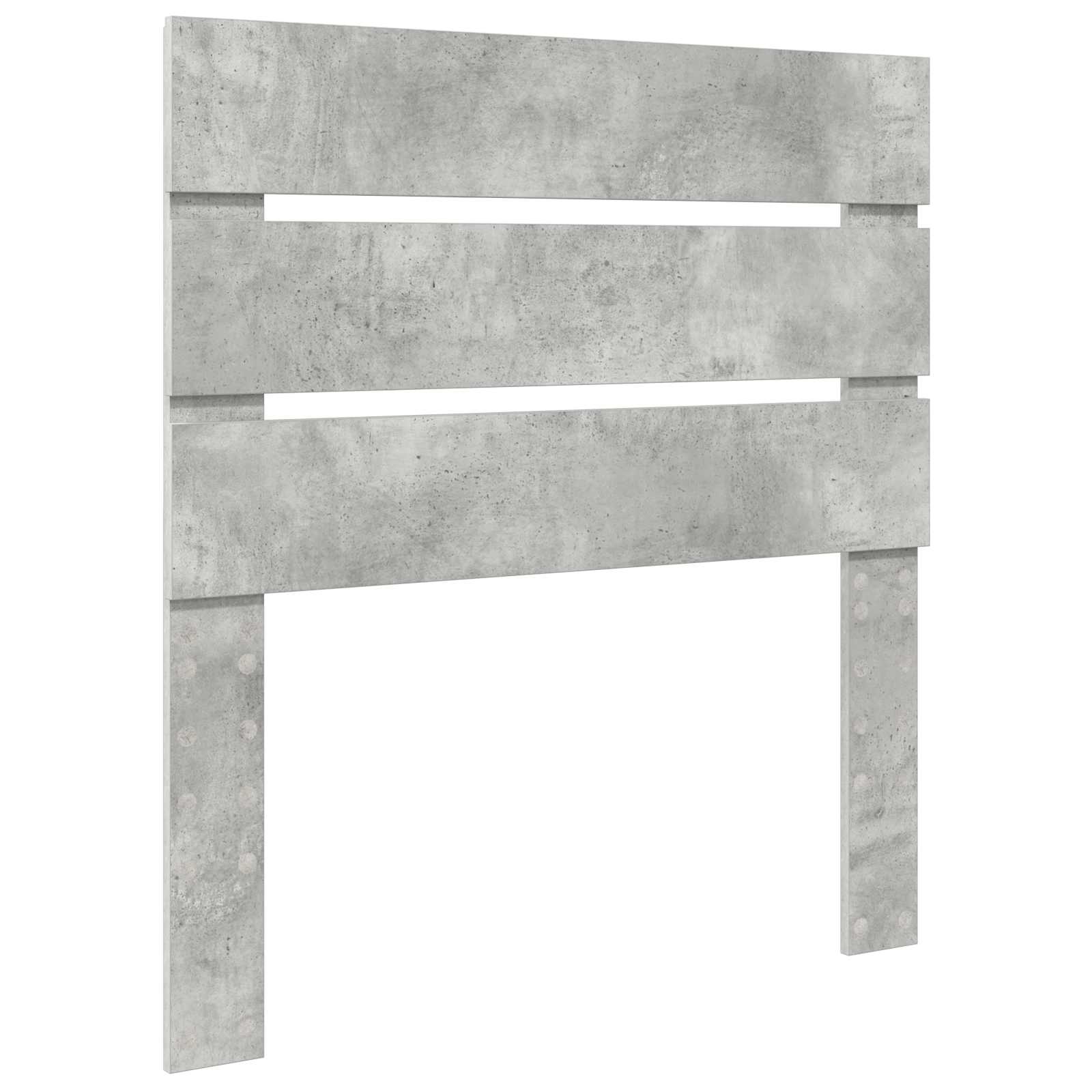 Lit de rangement Gris béton 90 x 190 cm panneau de bois - 7