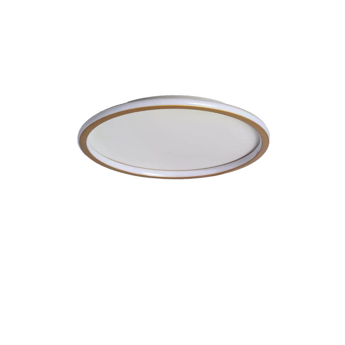 Plafon Cerchio okrągły złoto-biały LED 36W 3000K-6000K 2200 lm wym: 6 x 50 cm IP20 metal Abruzzo