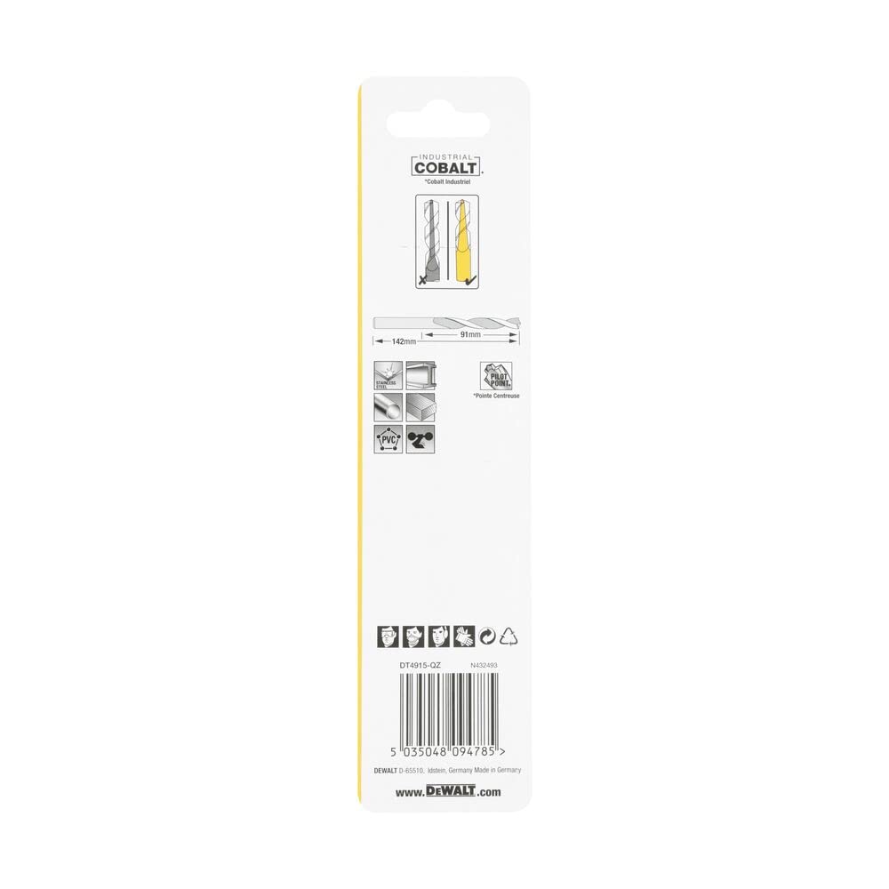 DEWALT DT4915-QZ Foret métal HSS-CO Extreme 11x91x142mm - 3