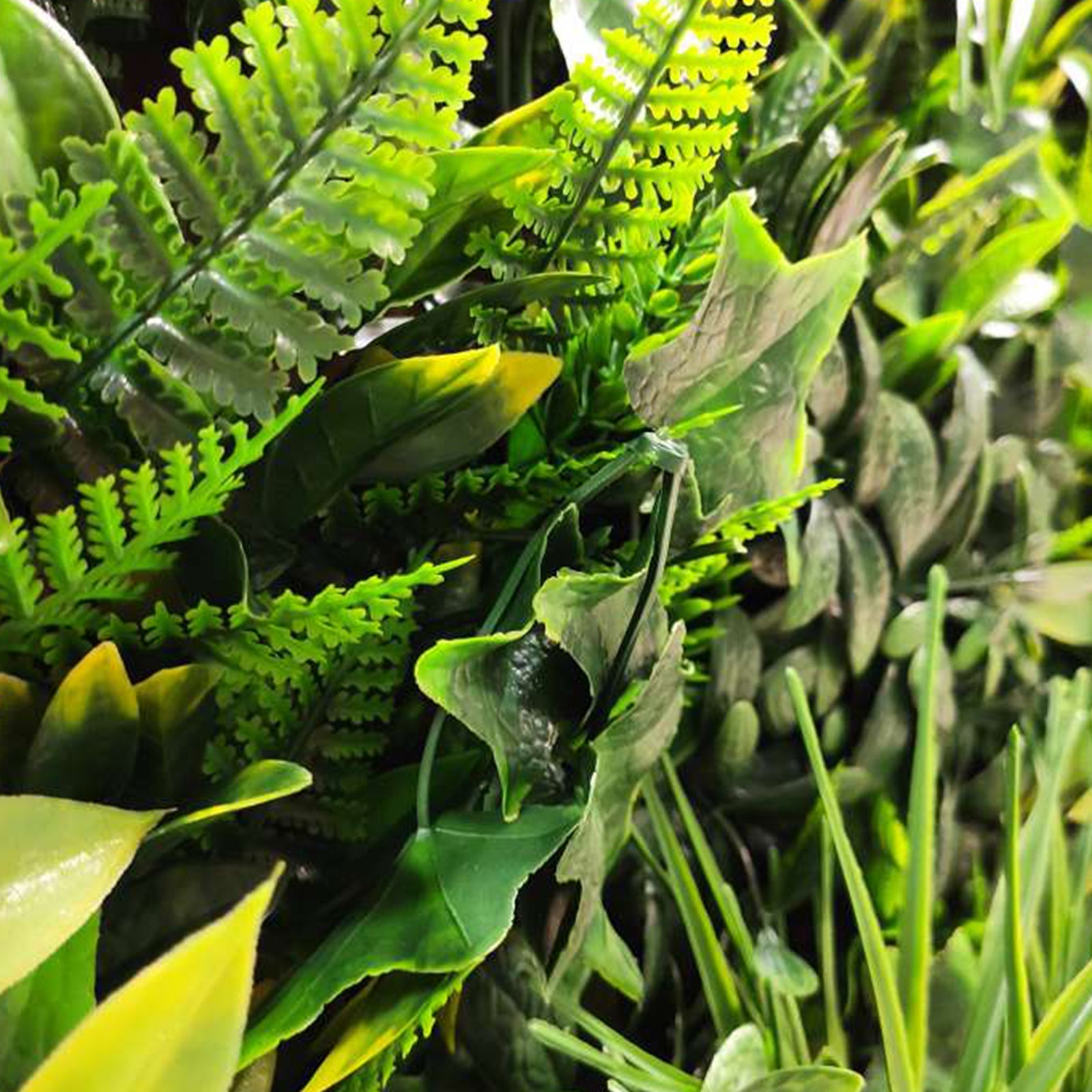 Siepe artificiale per parete sempreverde verticale 
