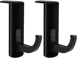 Paquet de 2 Support Moniteur pour Casque avec Crochet Adhésif Stick-sur pour Écran d'Ordinateur
