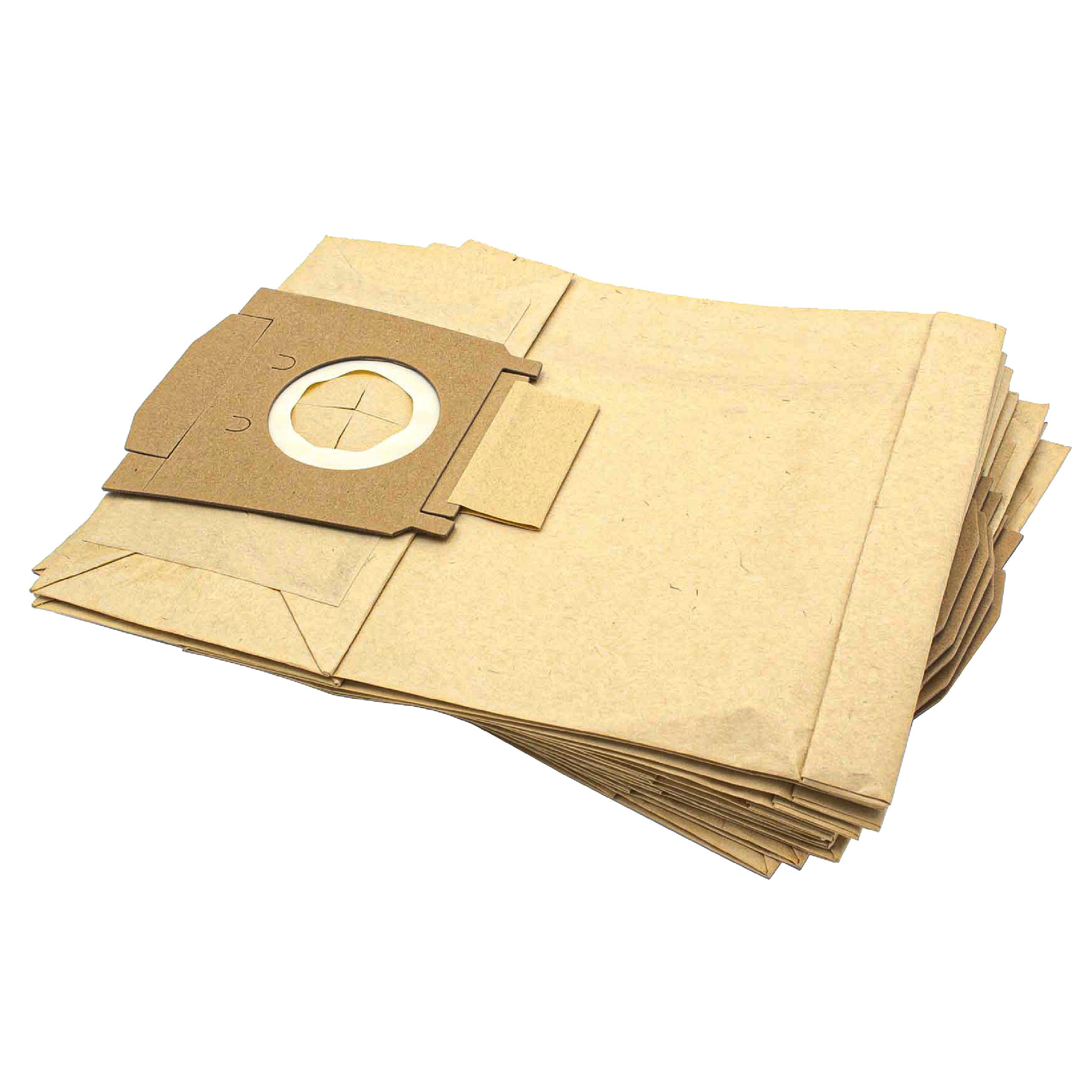 Vhbw 10 Sacchetti Per Aspirapolvere Compatibili Lloyds E Altri - 28,6x17cm, Microfibra Bianco