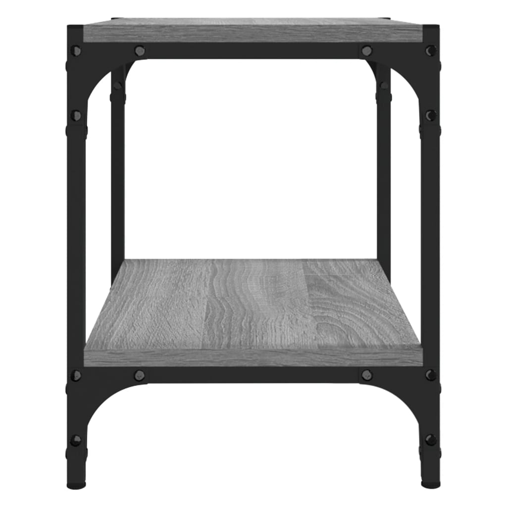 Maison Exclusive - Meuble TV Sonoma gris 40x33x41 cm Bois d'ingénierie et acier - 6