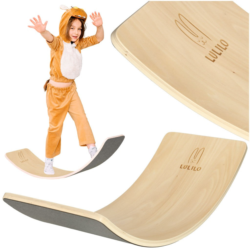 YRHOME Poutre d'équilibre pour enfants (18 pièces) Balance Board en