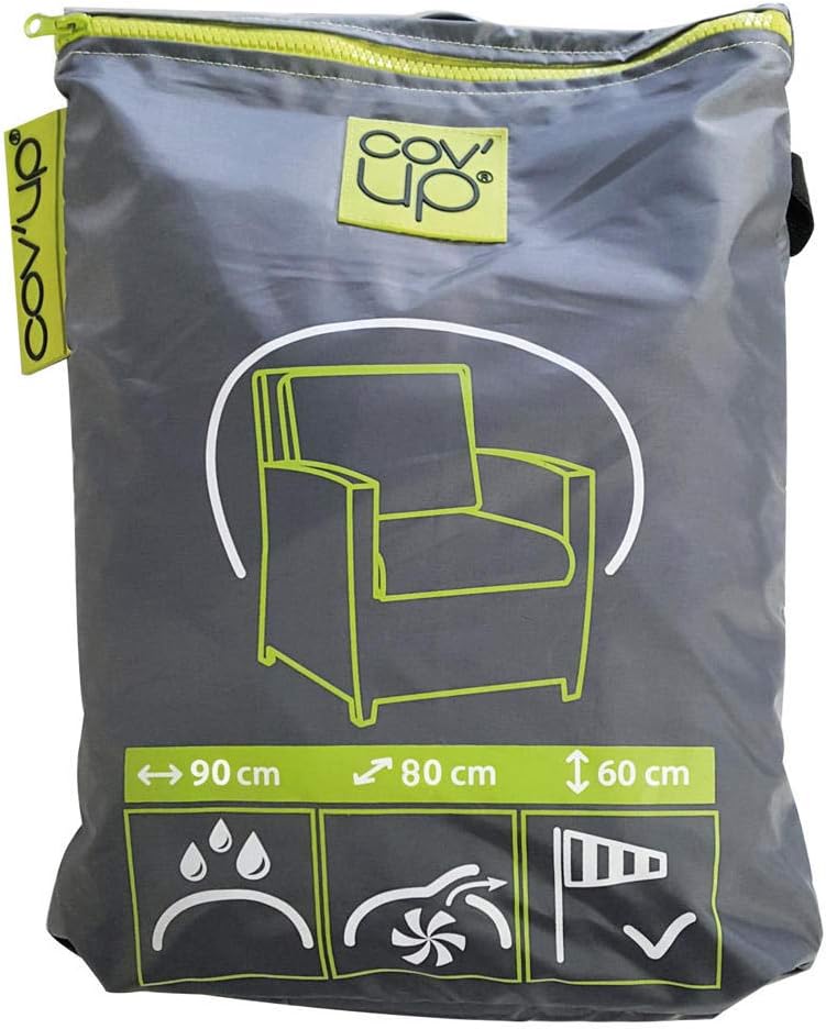 Pokrycie na zewnętrzne meble ogrodowe, wodoodporne, na fotel 90x80x60cm CVP