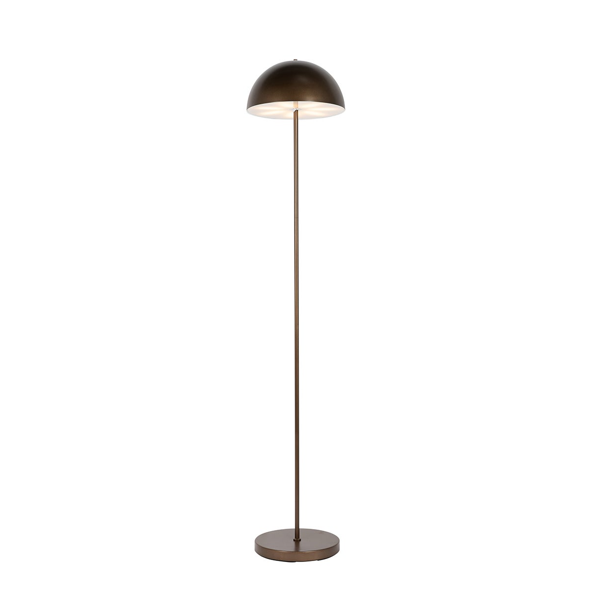 Lampada LED da tavolo luce calda 36h cm in polipropilene bianco con maniglia effetto legno - Kinesy