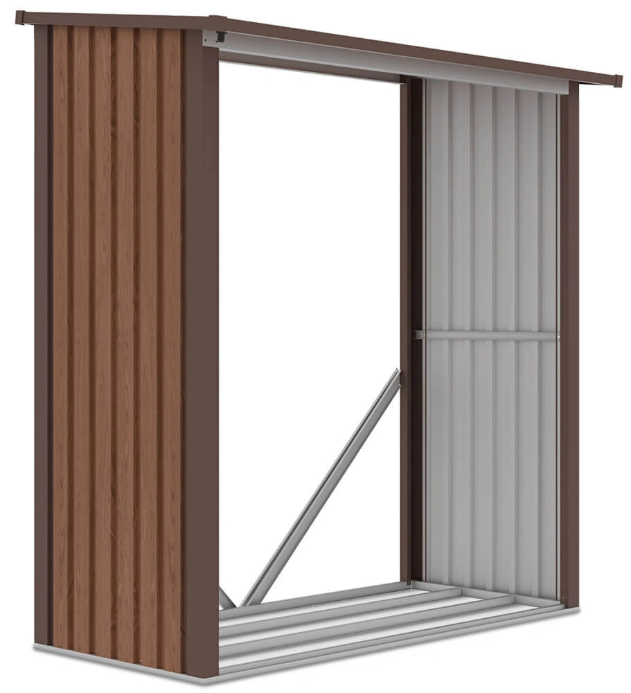 Drewutnia ogrodowa DENVER 182x89cm Walnut - Hardmaister