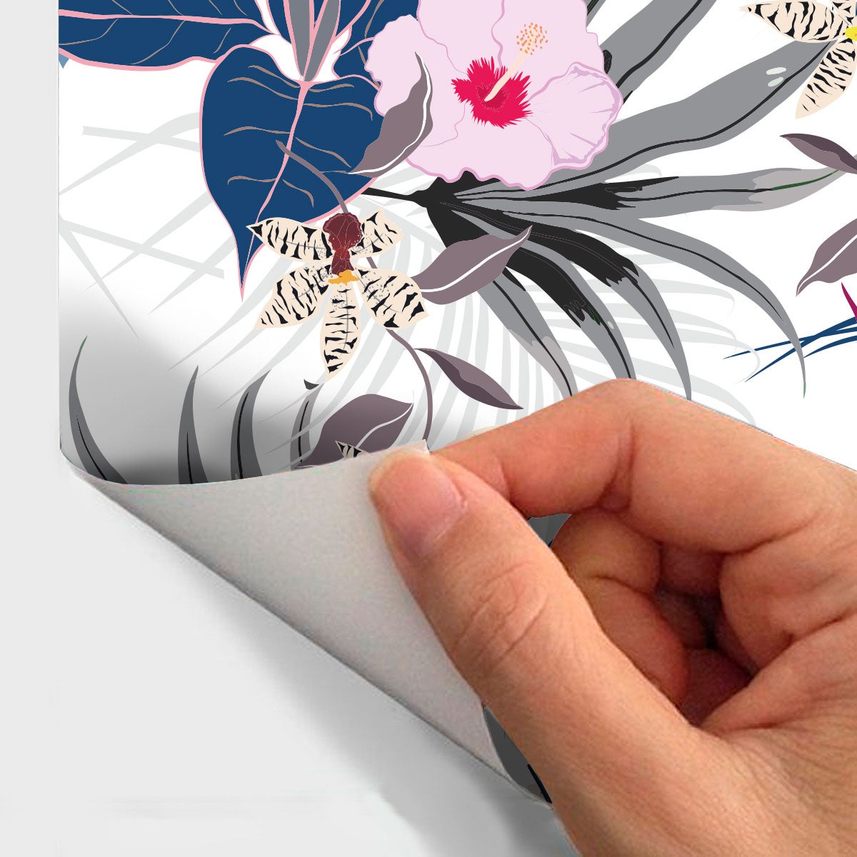 Adesivo arazzo tropicale Jimenez - Sticker adesivo - adesivi murali - 30x30cm - 4