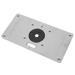 Plaque D'insertion Pour Table De Toupie T60 - Aluminium Anodisé 240x200mm - Précision Bricolage