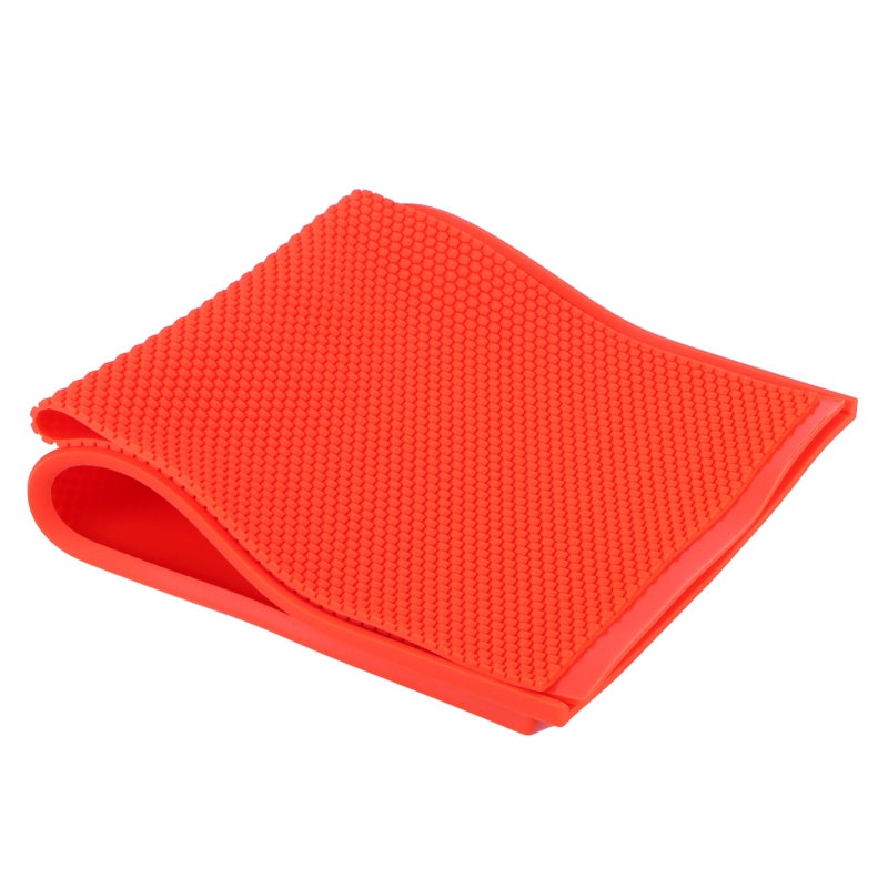 Conjunto de 2 moldes italianos de cera em relevo de 5,4 mm, com manuais de instruções, feitos de borracha, para apicultura (vermelhos). - 2