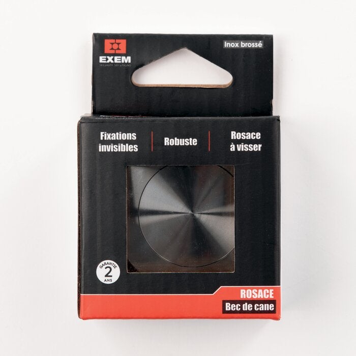 Rosace - Bec de cane - Inox brossé - EXEM - 2