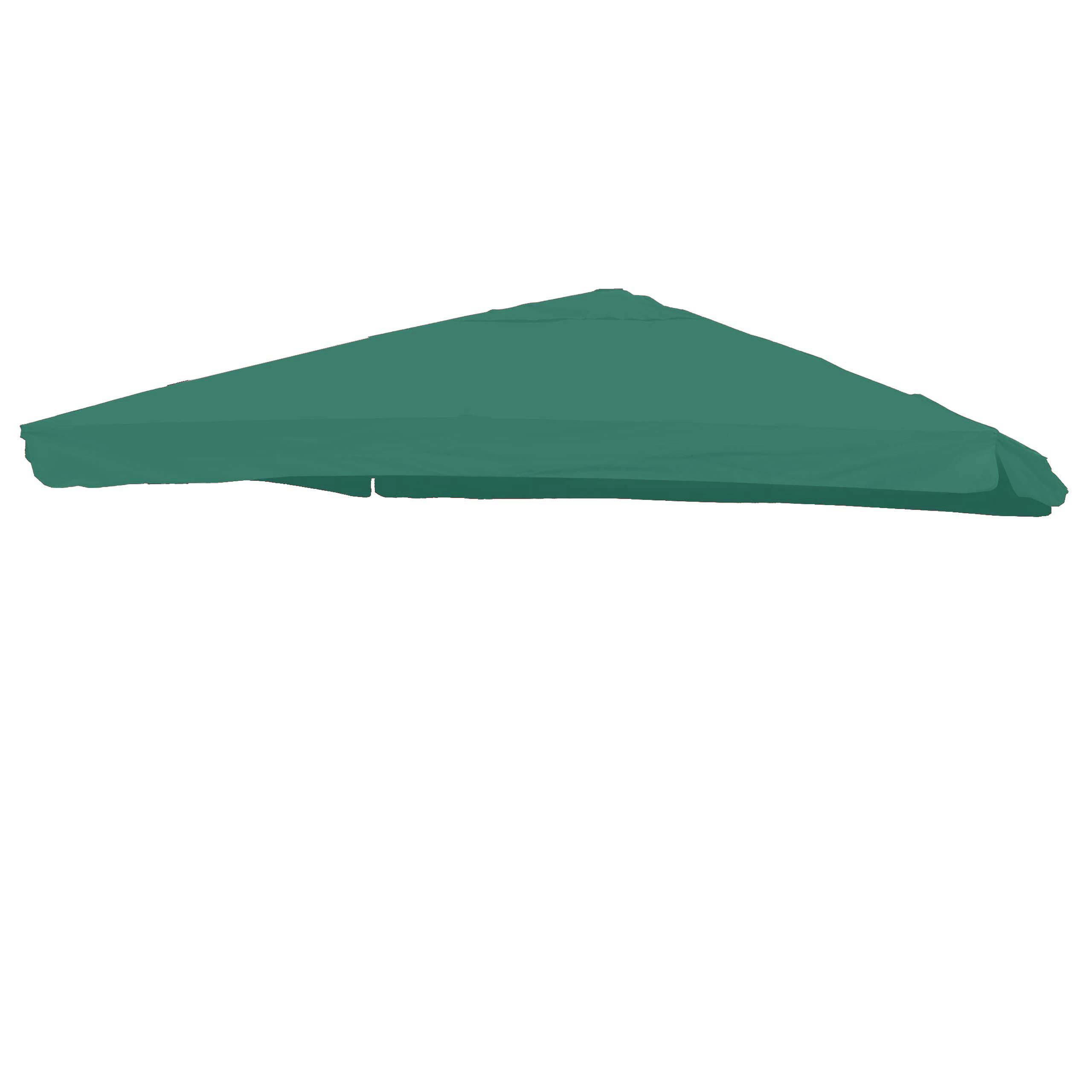 Wymienny pokrowiec na luksusowy parasol świetlny HWC-A96 z klapą, pokrowiec na parasol, 3x4m (Ø5m) poliester 4kg ~ ciemnozielony
