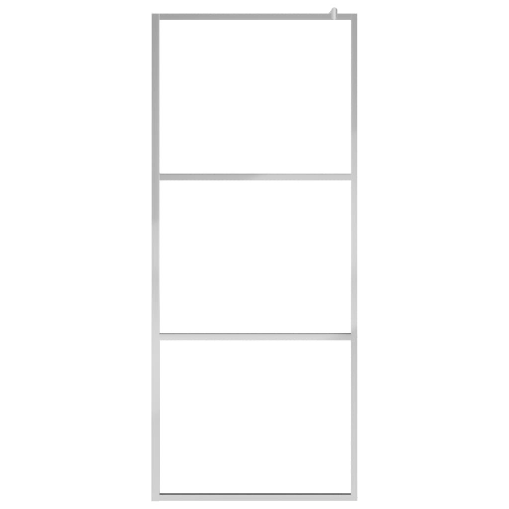 Maison Exclusive - Parete per Doccia Walk-in Vetro Semi Smerigliato ESG 80x195 cm - 3
