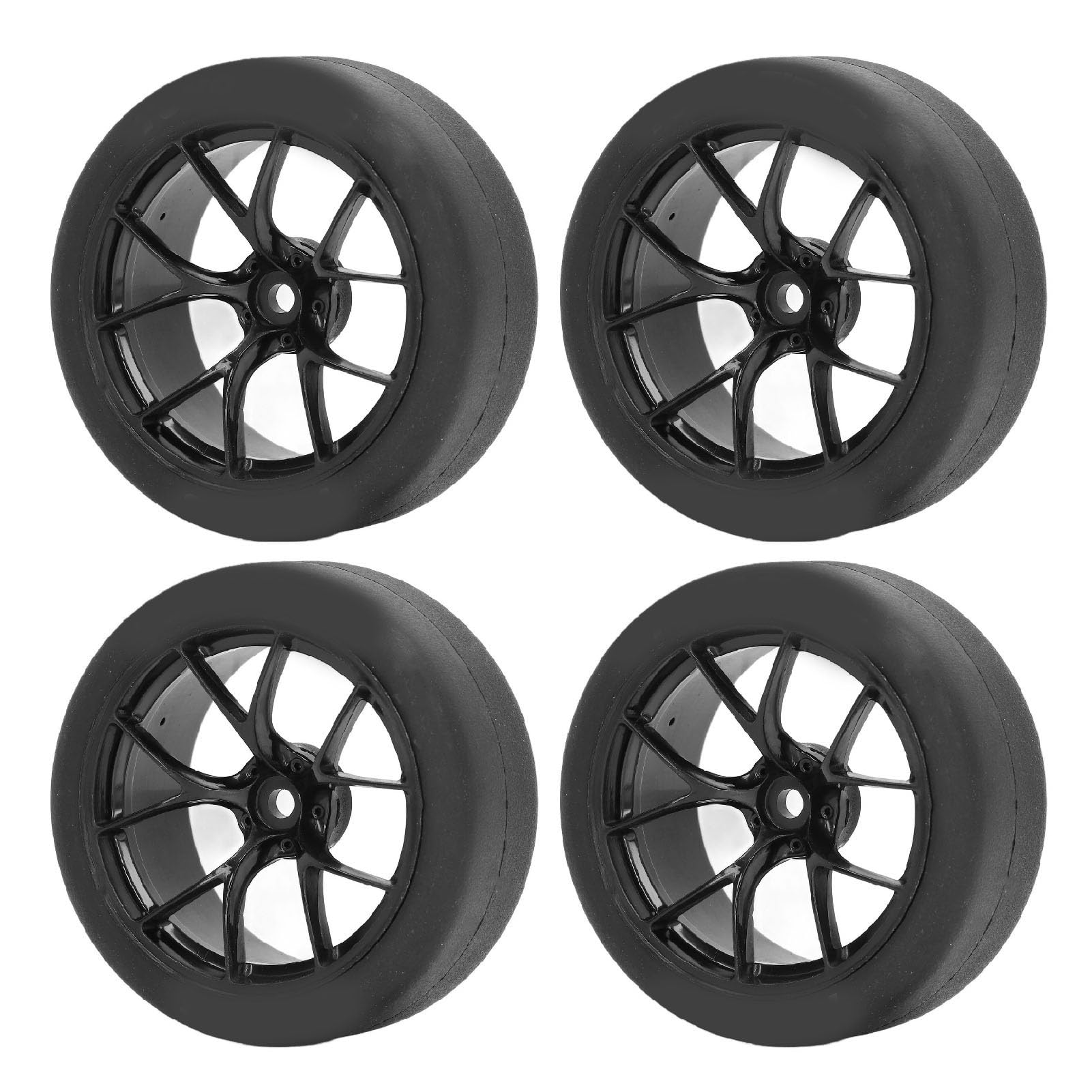 4 pezzi 1/10 pneumatici in gomma Rc pneumatici per auto da corsa su