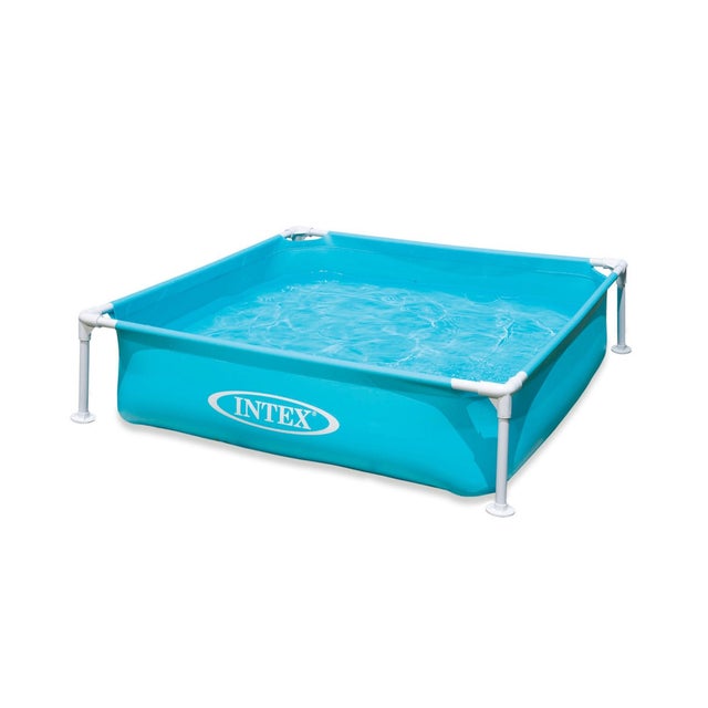 Intex 57173NP - Piscina Mini Frame Azzurro, 122x122x30 cm