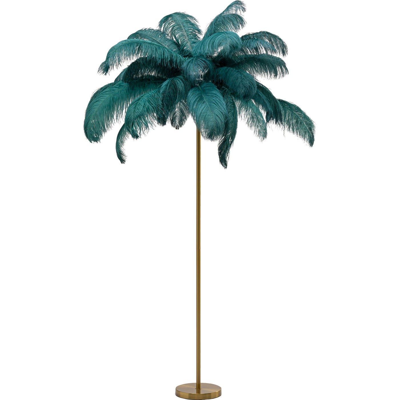 Lampadaire à Plumes Blanc 59 Pouces – Design Moderne – Pour Salon, Chambre, Bureau – Ampoule Non Incluse