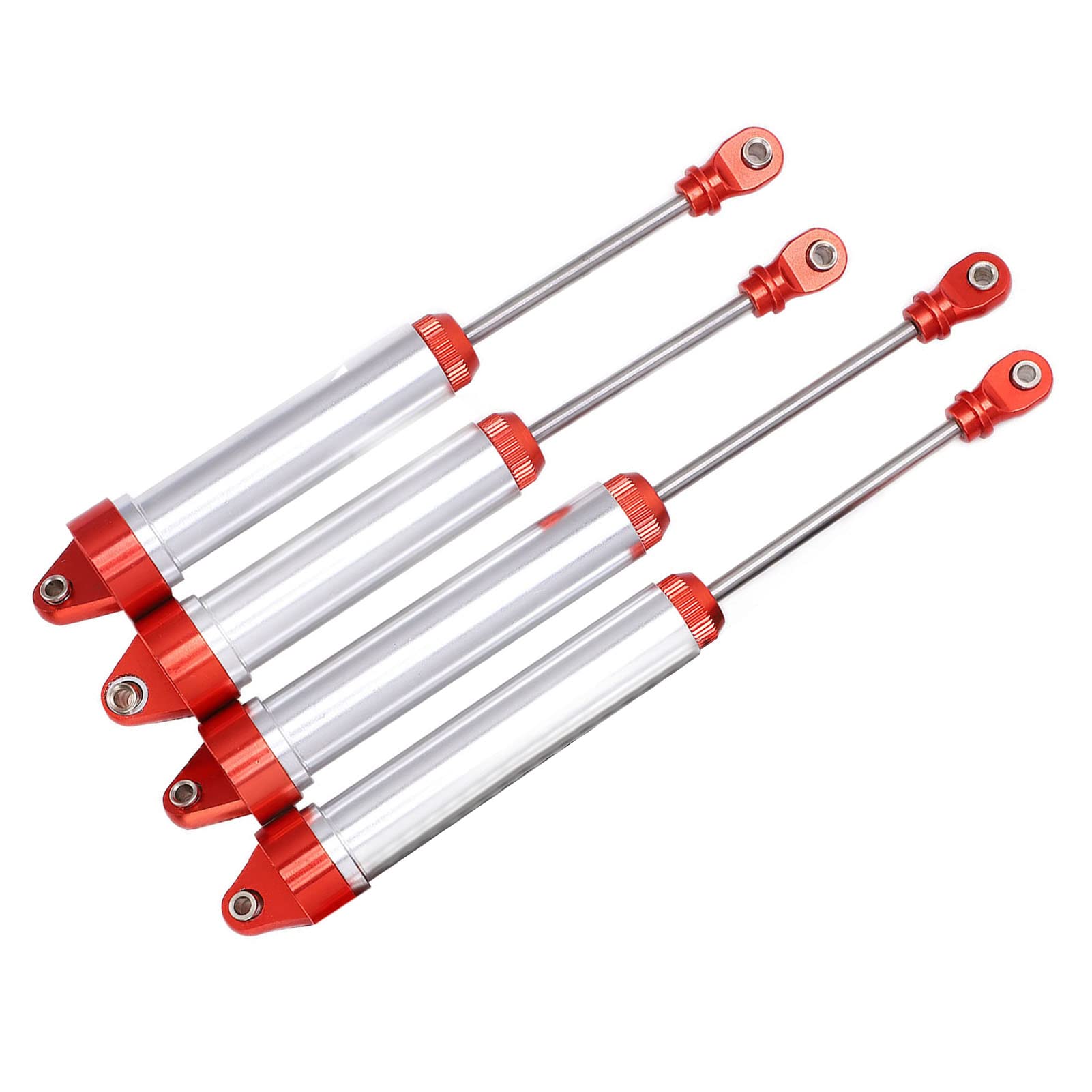 Set di ammortizzatori RC Ammortizzatore anteriore e posteriore in lega di alluminio per TRAXXAS UDR (rosso) - 5