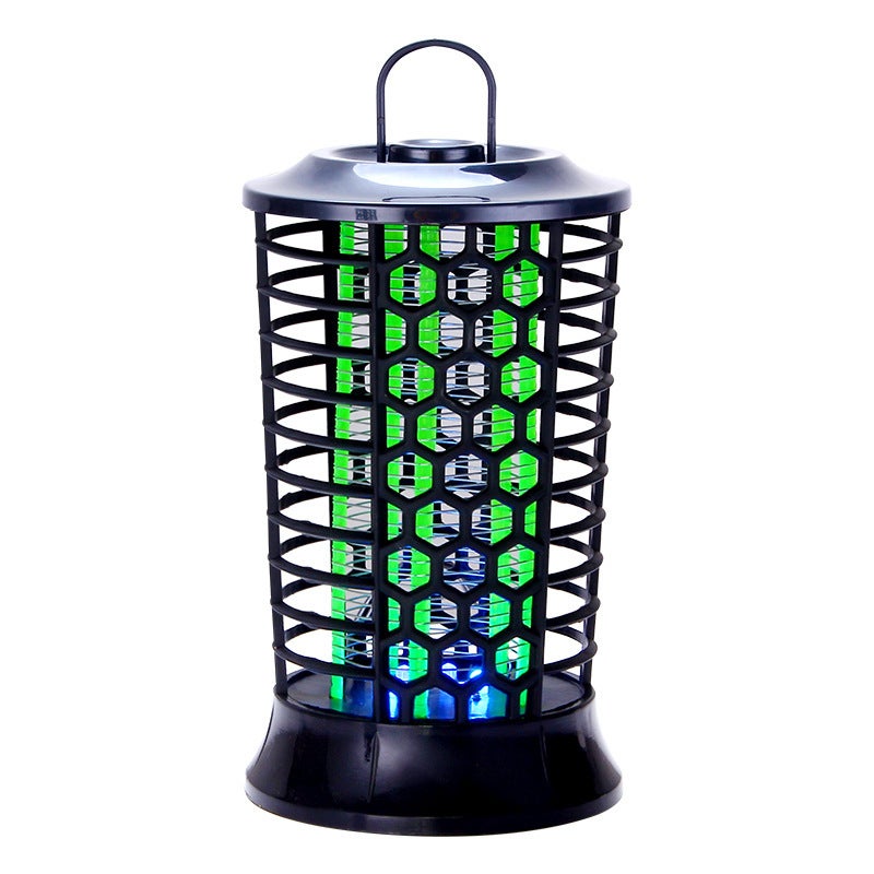 Elektryczna lampa owadobójcza na komary z fioletowym światłem, domowa zabójczyni much do wnętrz, cicha lampa USB na komary (zielona)