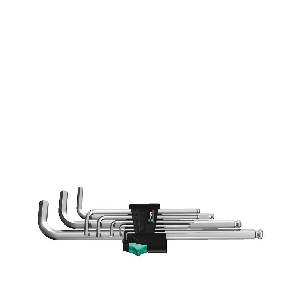 Zestaw kluczy imbusowych Wera 950/9 Hex-Plus 9 sztuk z trwałą technologią Hex-Plus