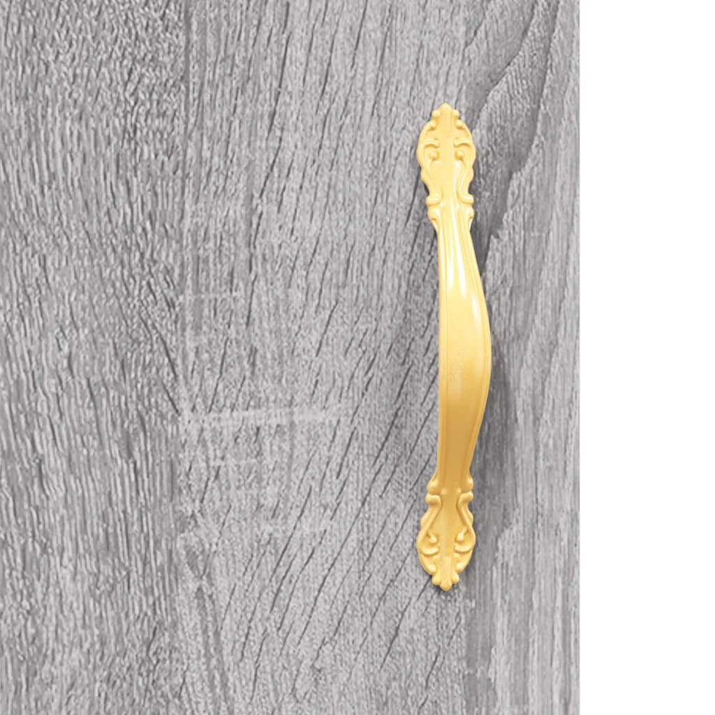 vidaXL Meuble TV sonoma gris 150x30x50 cm bois d'ingénierie - 8