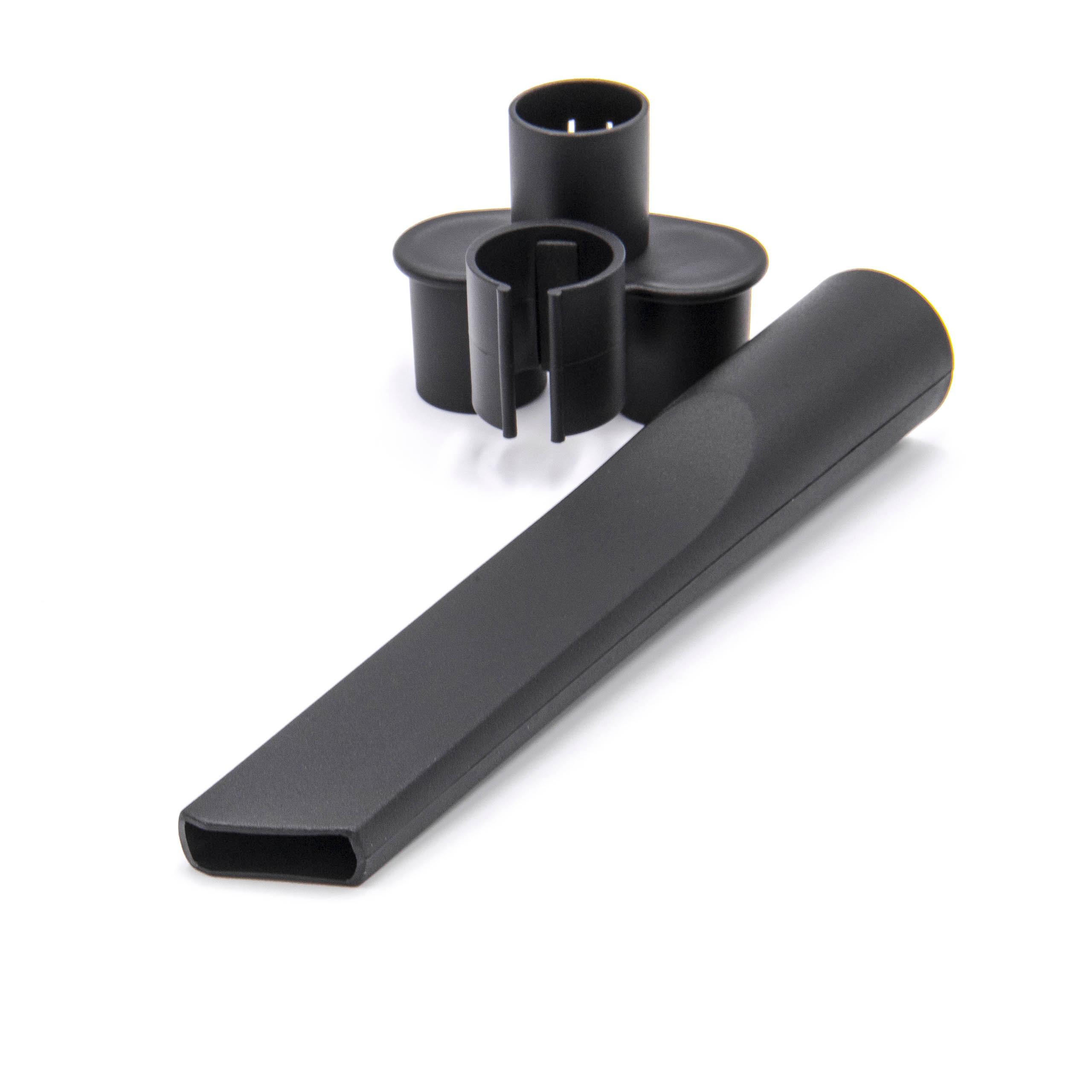 vhbw Lot de buses avec 4 pièces compatible avec Dirt Devil aspirateur - 32 mm noir - 5