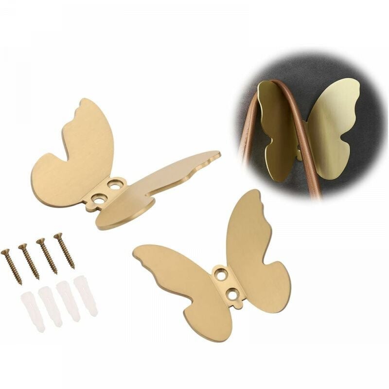 Dekoracyjny wieszak ścienny na ubrania, mały, nowoczesny, złoty, mosiężny haczyk, wieszak na ręczniki, suszarka na ubrania, wieszak na ubrania