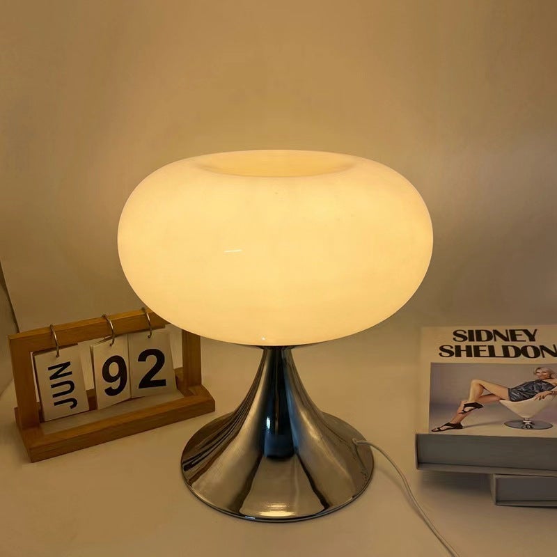 Lampe de chevet décorative, lampe de table de salon moderne avec interrupteur USB, lumière chaude, jaune, adaptée à la chambre et au salon - 4