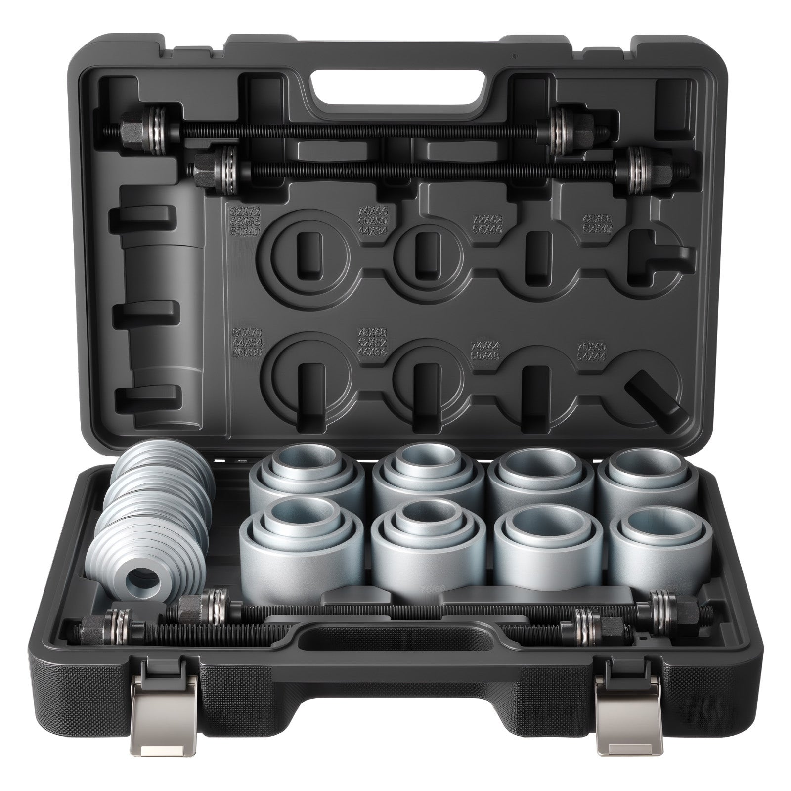 Kit Extracteur De Roulements Et Silentblocs 26 Pièces – Compatible Véhicules Légers Et Poids Lourds, Avec étui