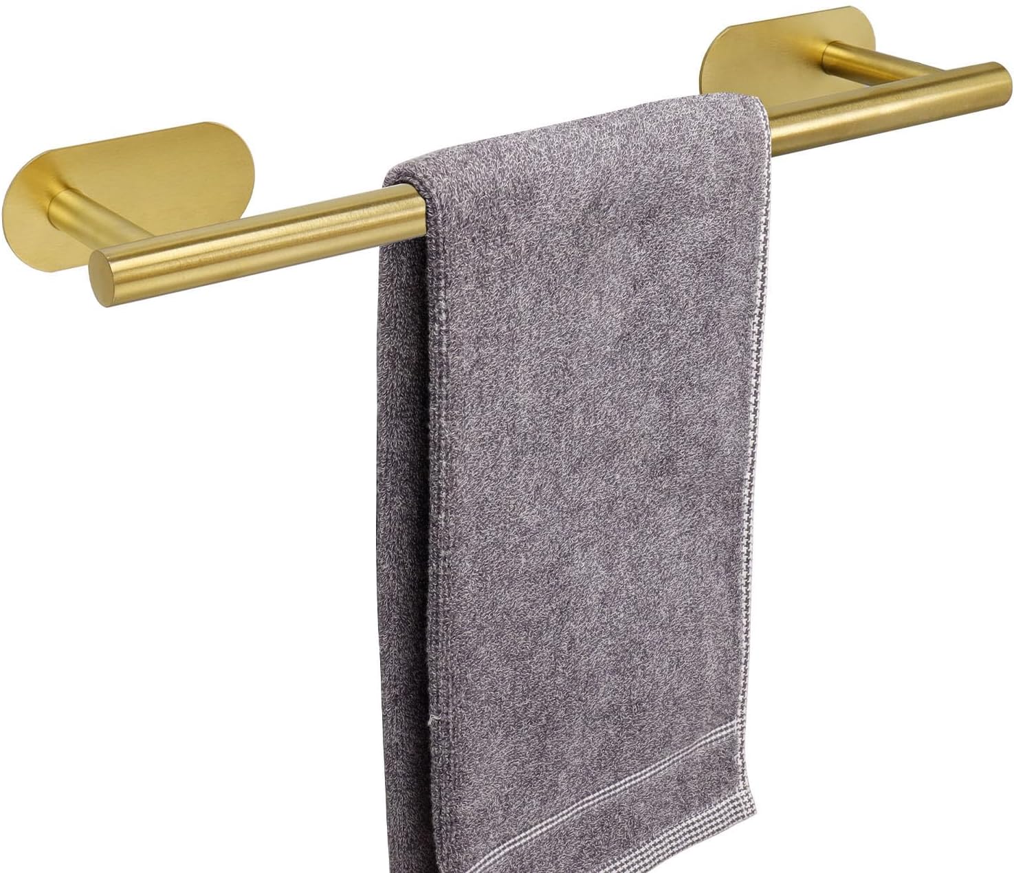 Samoprzylepny uchwyt na serwetki ze stali nierdzewnej, 40 x 8 x 4,5 cm (złoty)