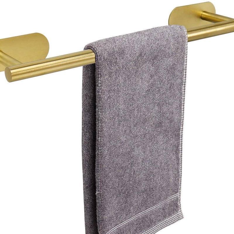 Samoprzylepny uchwyt na serwetki ze stali nierdzewnej, 40 x 8 x 4,5 cm (złoty)