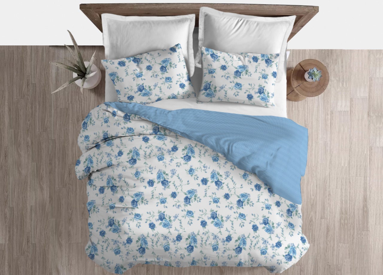 Copripiumino Sacco Piumone 100% Cotone Linea 3027 Fiori Sanderson