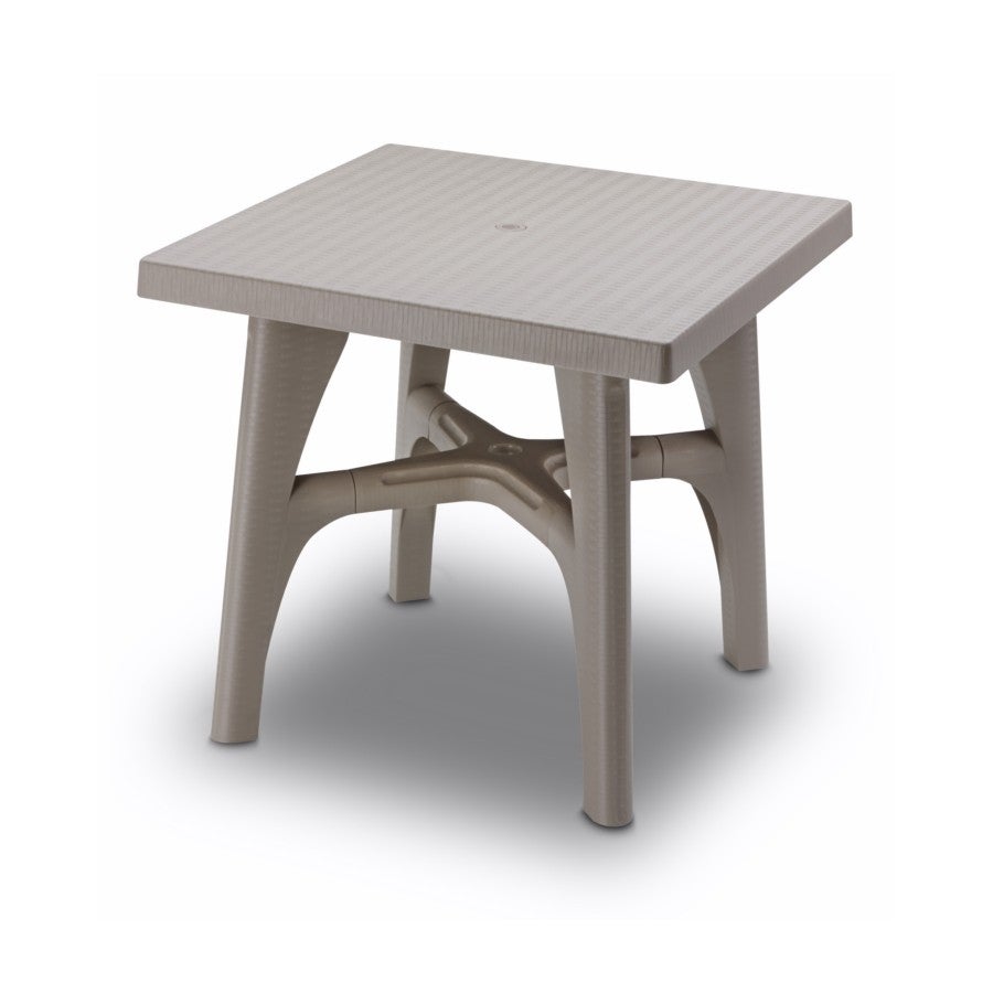 Tavolo Intrecciato SAB323 80x80 Cm - Bianco, Design Moderno E Pratico - Foto 5