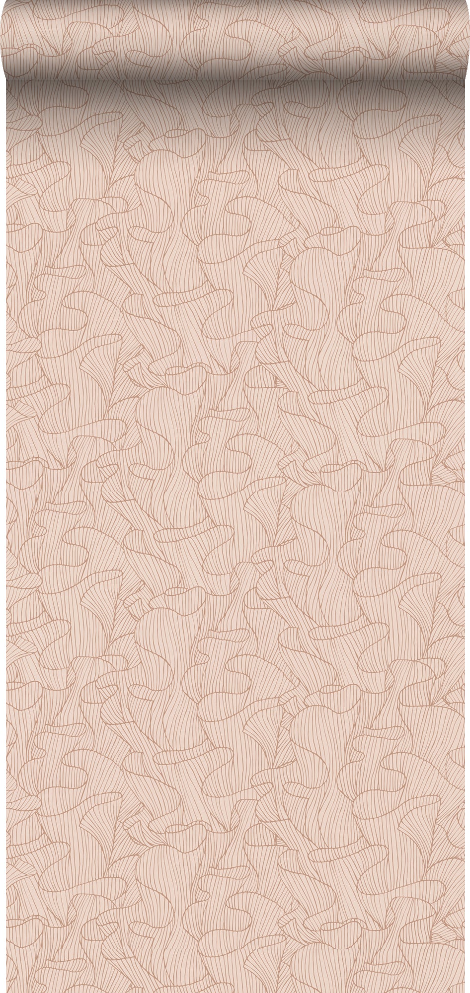 Tapeta koral terakoty różowej - 50 x 900 cm - ESTAHOME