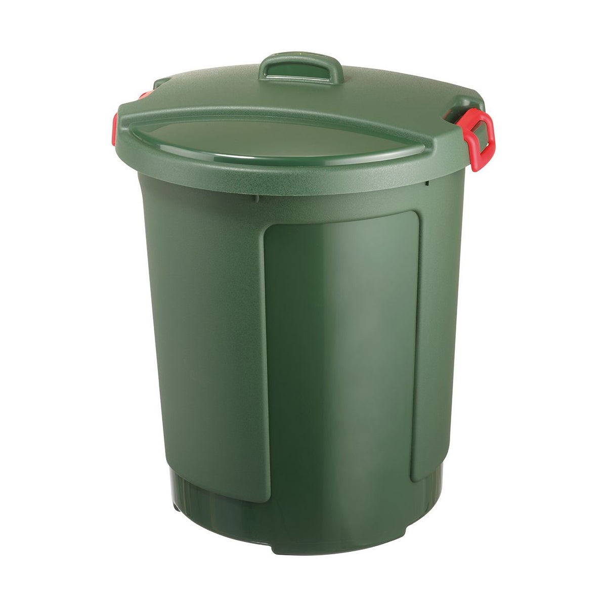 Poubelle 70 Litres Verte Avec Couvercle - Résistante Aux UV Et Au Gel, Pour Jardin, Compost, Nourriture Animaux Ou Eau De Pluie