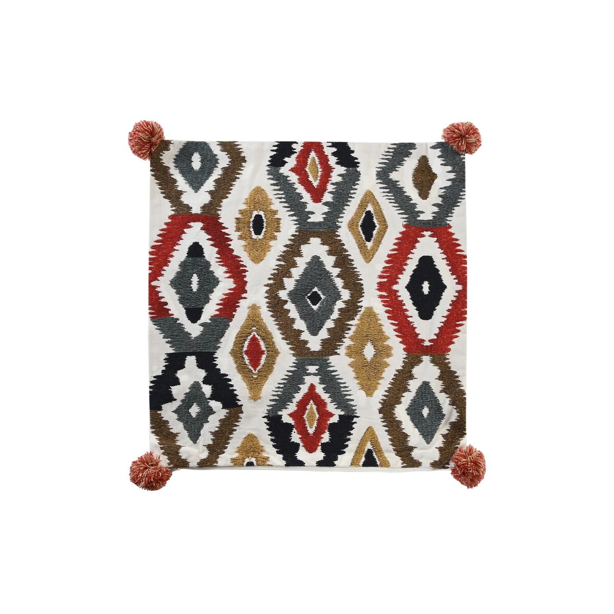 Funda de cojín dkd home decor multicolor 50 x 1 x 50 cm