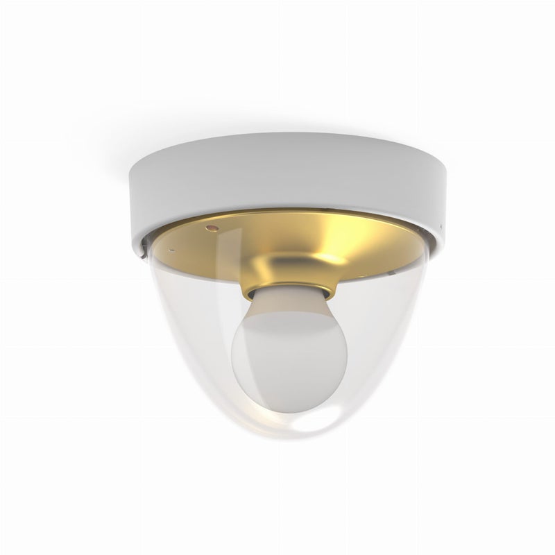 Plafon Nook okrągły czarno-przezroczysty 1xE27x10W wym: 15,5 x 17 cm IP44 tworzywo sztuczne Nowodvorski Lighting