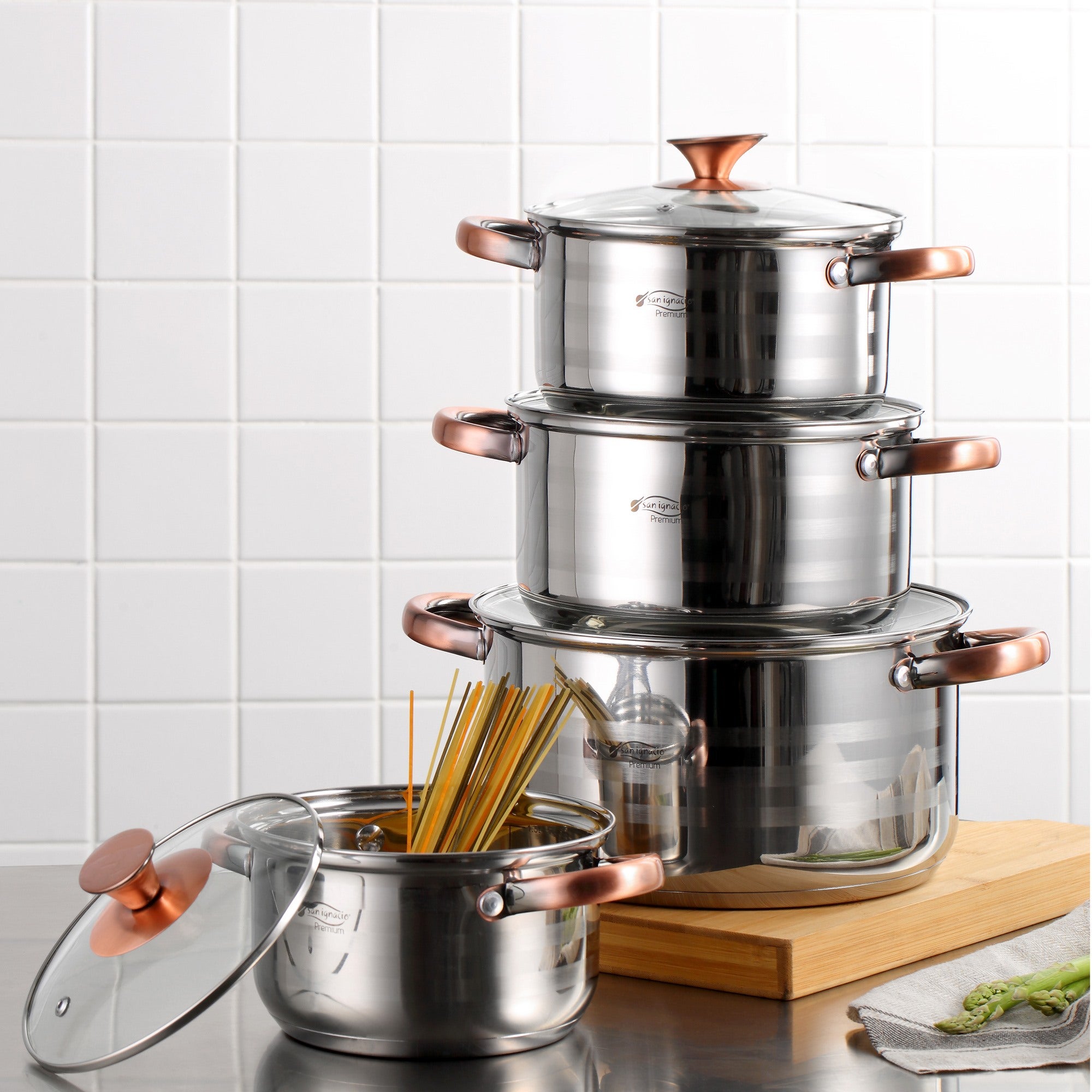 Set di pentole San Ignacio Nona con utensili da cucina - 3