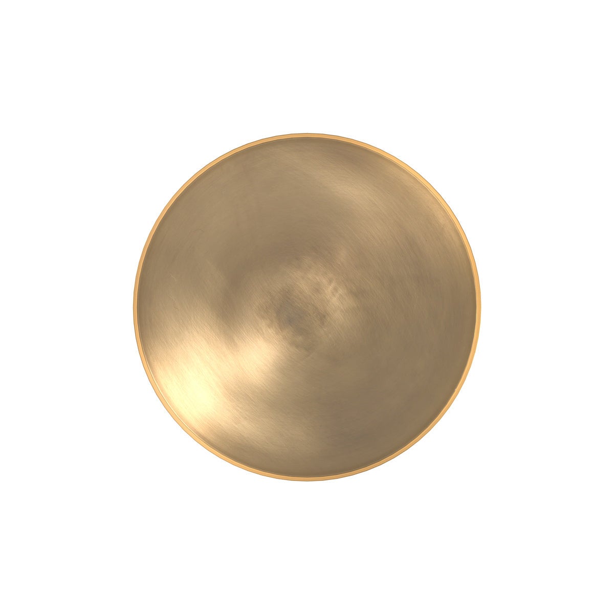 Table d'appoint ronde en métal vert d'eau et laiton D44,5 cm - Lyne - 2