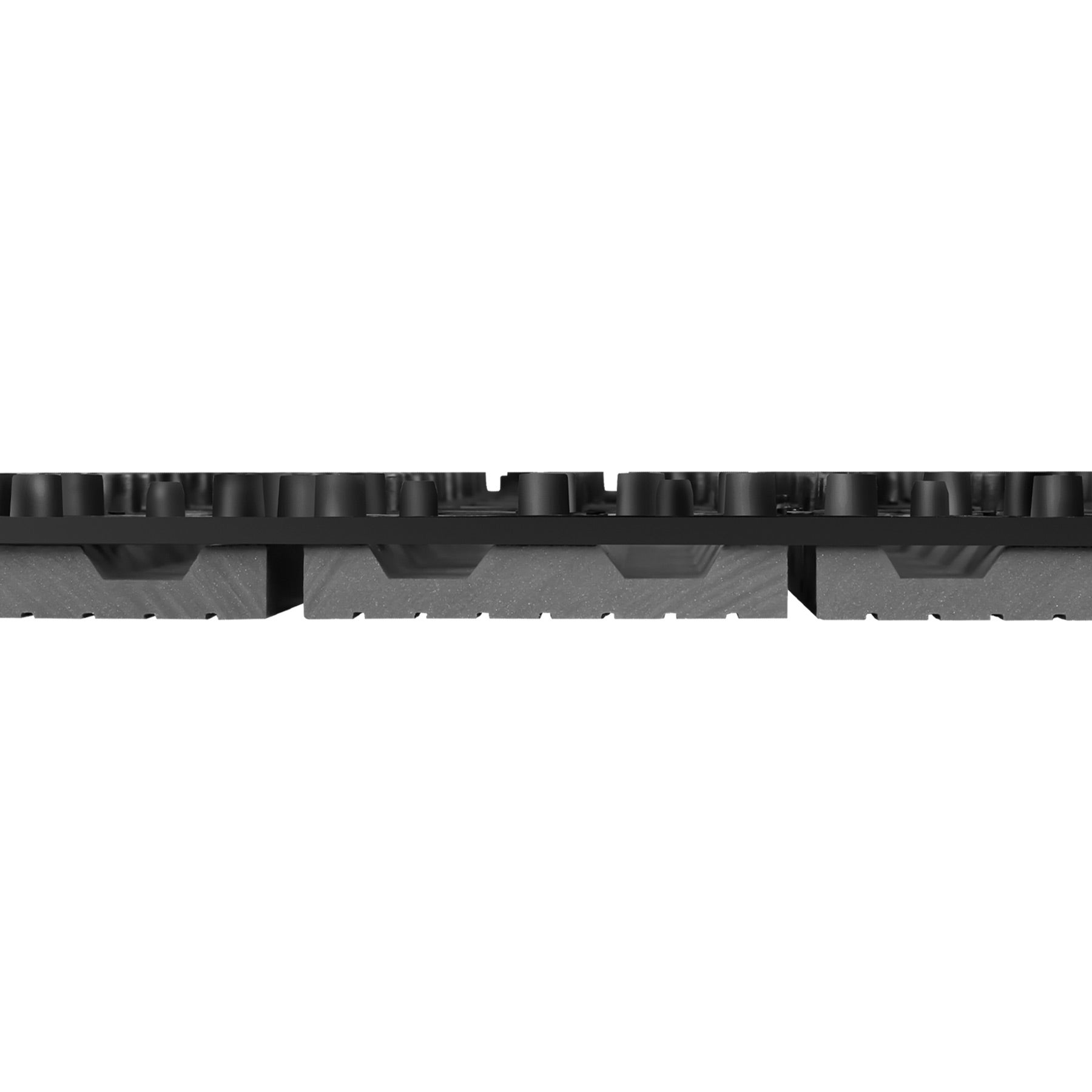 Lot de dalles de terrasse TEGULAS en WPC aspect bois Lot de 11 dalles avec système de clic TECTAKE - 8