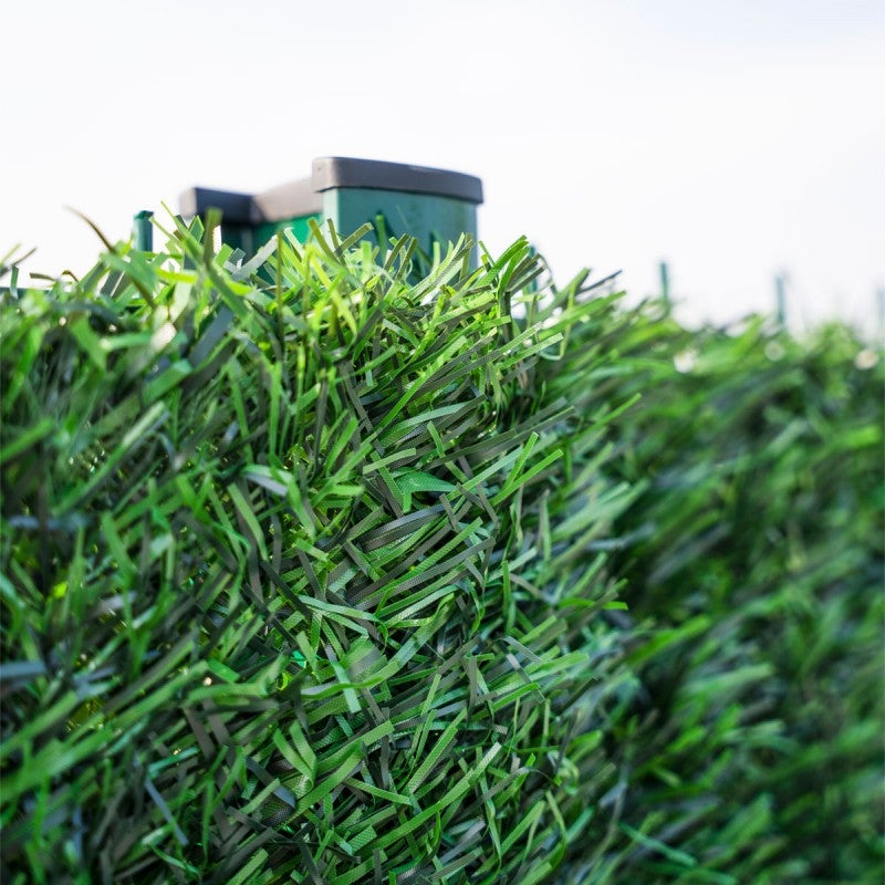 Haie synthétique 129 brins - 1,2 m x 3 m - 6