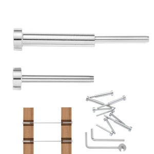 Embouts à Sertir Tête Bombée Inox 5mm - Lot De 10 - Acier Inoxydable 316 - Pour Garde-corps Câblés