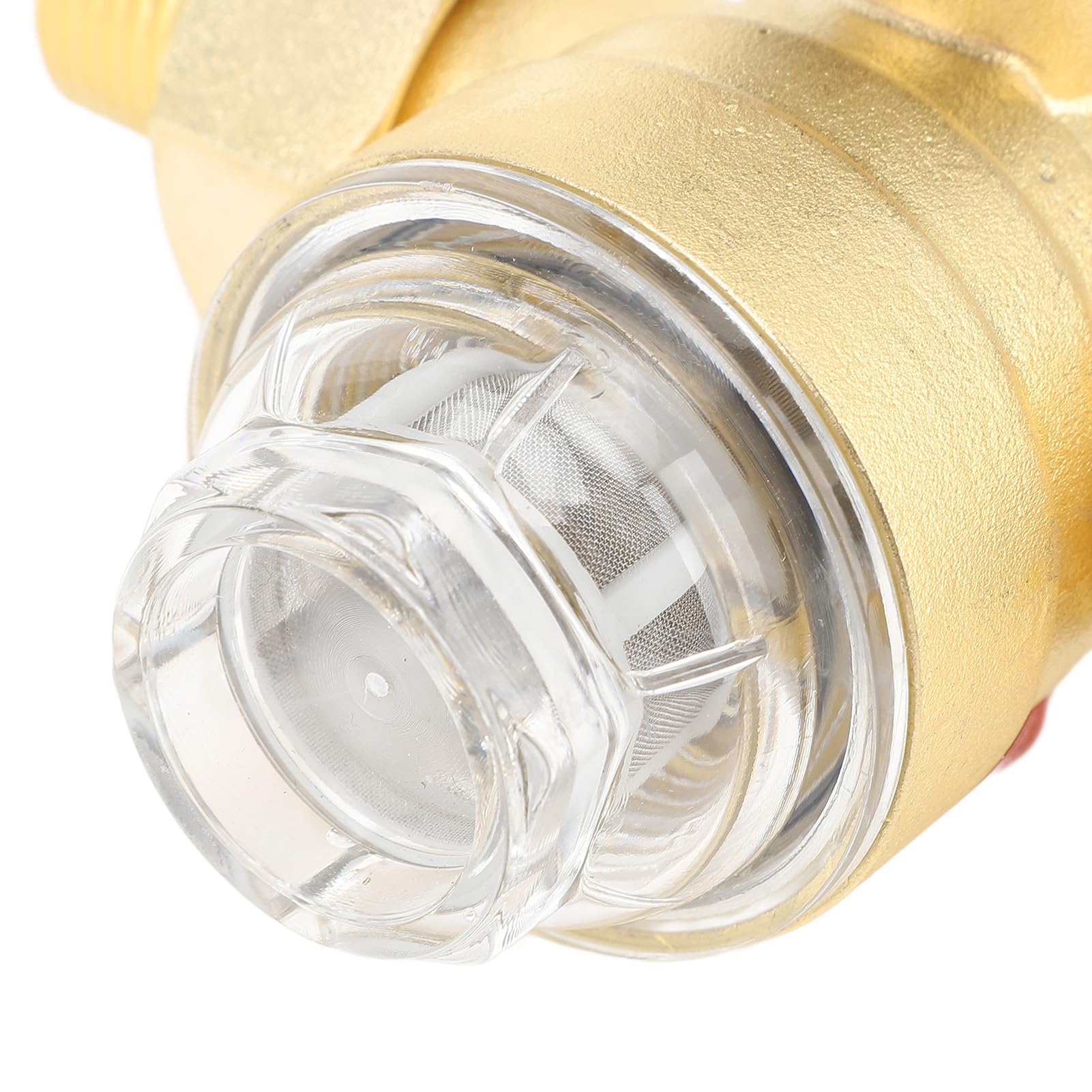 Régulateur de pression d'eau en laiton G3/4, vanne de réduction de pression d'eau avec manomètre, filtre à écran en acier inoxydable pour voyage en c - 9